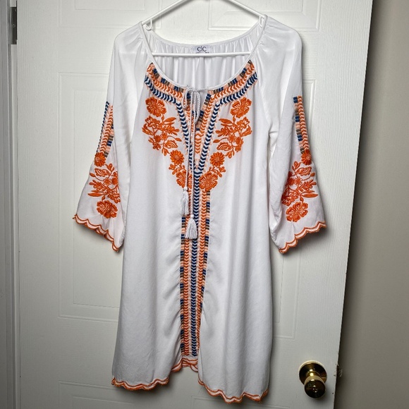 Chic Connection Boho Style dress Size Medium Petite - Picture 1 of 7